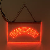 Baileys LED Bar Sign 12x8 Neon Style Light Irish Pub Man Cave Wall Decor