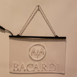 Bacardi LED Bar Sign – Premium Acrylic Neon Style Light (12” x 8”) | Rum Bar, Club, Man Cave Decor