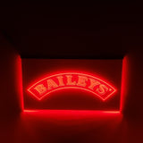 Baileys LED Bar Sign 12x8 Neon Style Light Irish Pub Man Cave Wall Decor